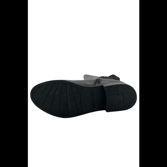 Marc Fisher Leather Tall Shaft Boots Shiane Black Leather - Medium - Picture 4 of 5